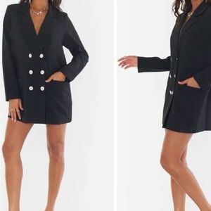 Show me your mumu blazer dress jeweled buttons